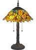 Meyda Tiffany - 139603 - Two Light Table Lamp - Follaje - VerdigrisMahogany Bronze