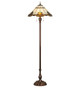 Meyda Tiffany - 144409 - Floor Lamp - Shell with Jewels - Mahogany Bronze