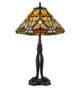 Meyda Tiffany - 144901 - One Light Table Lamp - Middleton - Mahogany Bronze