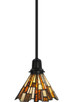 Meyda Tiffany - 145877 - One Light Mini Pendant - Delta - Solar Black
