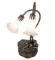 White Pond Lily Two Light Accent Lamp (14654)