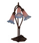 Pink/Blue Three Light Accent Lamp (14670)
