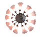 Pink 12 Light Chandelier (147292)