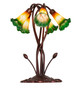 Amber/Green Five Light Accent Lamp (14893)