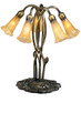Meyda Tiffany - 14931 - Five Light Accent Lamp - Amber - Mahogany Bronze