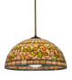 Meyda Tiffany - 149378 - One Light Pendant - Tiffany Turning Leaf - Mahogany Bronze