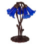 Blue Pond Lily Five Light Accent Lamp (14995)