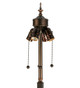 Tiffany Hanginghead Dragonfly Four Light Floor Lamp (151154)