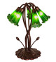 Green Five Light Accent Lamp (15386)