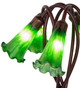 Green Five Light Accent Lamp (15386)