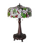 Tiffany Cherry Blossom Three Light Table Lamp (15404)