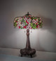 Tiffany Cherry Blossom Three Light Table Lamp (15404)