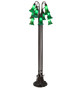 Meyda Tiffany - 15881 - 12 Light Floor Lamp - Green - Mahogany Bronze