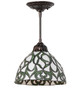 Grand Tulip Medallion One Light Mini Pendant (159546)