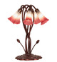 Pink/White Five Light Accent Lamp (16012)