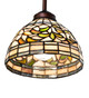 Tiffany Turning Leaf One Light Mini Pendant (16211)
