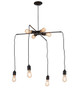 Meyda Tiffany - 170890 - Eight Light Chandelier - Alva - Black