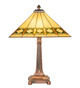 Diamond Band Mission Two Light Table Lamp (17382)