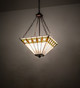 Diamond Band Mission Two Light Inverted Pendant (17391)