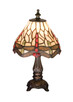 Meyda Tiffany - 17525 - One Light Mini Lamp - Tiffany Hanginghead Dragonfly - Mahogany Bronze