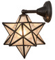 Meyda Tiffany - 180419 - One Light Wall Sconce - Moravian Star - Craftsman Brown Meyda Tiffany - 180419 - One Light Wall Sconce - Moravian Star - Craftsman Brown