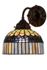 Meyda Tiffany - 181722 - One Light Wall Sconce - Tiffany Candice - Mahogany Bronze