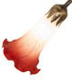 Pink/White One Light Mini Lamp (182113)