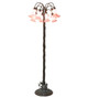 Meyda Tiffany - 18255 - 12 Light Floor Lamp - Pink - Bronze