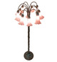 Pink 12 Light Floor Lamp (18255)