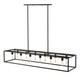 Cobar 12 Light Island Pendant (IN21003BK)