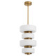 Oxygen - 3-81-56 - LED Pendant - Favo - Brushed Brass Oxygen - 3-81-56 - LED Pendant - Favo - Brushed Brass