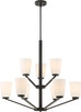 Nuvo Lighting - 60-6349 - Nine Light Chandelier - Nome - Mahogany Bronze