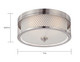Fusion Three Light Flush Mount (60-4691)