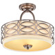 Harlow Three Light Semi Flush Mount (60-4729)
