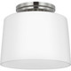 Progress Lighting - P350260-009 - One Light Flush Mount - Adley - Brushed Nickel