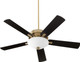 Quorum - 54525-80 - 52Ceiling Fan - Premier - Aged Brass