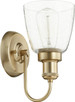 Quorum - 548-1-80 - One Light Wall Mount - HOLLIS - Aged Brass
