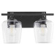 Quorum - 558-2-59 - Two Light Vanity - Veno - Matte Black