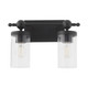 Quorum - 560-2-59 - Two Light Vanity - Lee Boulevard - Matte Black