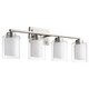 Quorum - 582-4-65 - Four Light Vanity - Cameron - Satin Nickel