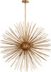 Quorum - 600-10-74 - Ten Light Pendant - Electra - Gold Leaf