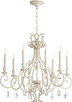 Quorum - 6014-8-70 - Eight Light Chandelier - Ansley - Persian White