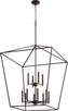 Quorum - 604-12-86 - 12 Light Entry Pendant - Gabriel - Oiled Bronze