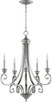 Quorum - 6054-5-64 - Five Light Chandelier - Bryant - Classic Nickel