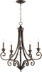 Quorum - 6054-5-86 - Five Light Chandelier - Bryant - Oiled Bronze
