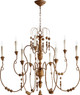 Quorum - 6206-9-94 - Nine Light Chandelier - Salento - French Umber