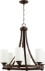 Quorum - 6207-6-86 - Six Light Chandelier - Lancaster - Oiled Bronze