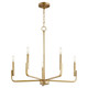 Tempo Six Light Chandelier (6210-5-80)