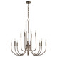 Quorum - 6223-12-81 - 12 Light Chandelier - Summit - Dark Brass