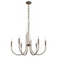 Quorum - 6223-6-81 - Six Light Chandelier - Summit - Dark Brass